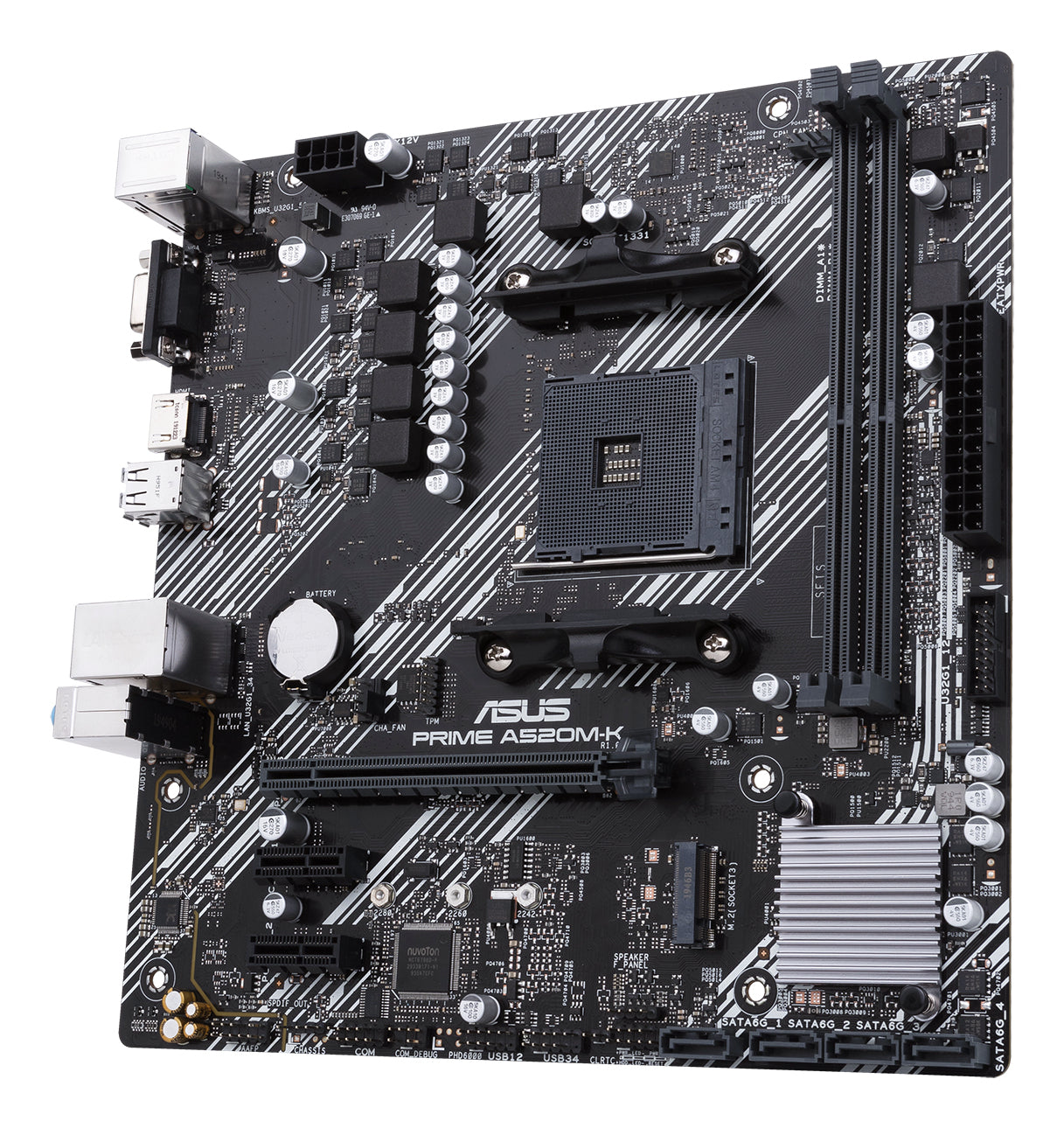 ASUS PRIME A520M-K AMD A520 Zócalo AM4 micro ATX