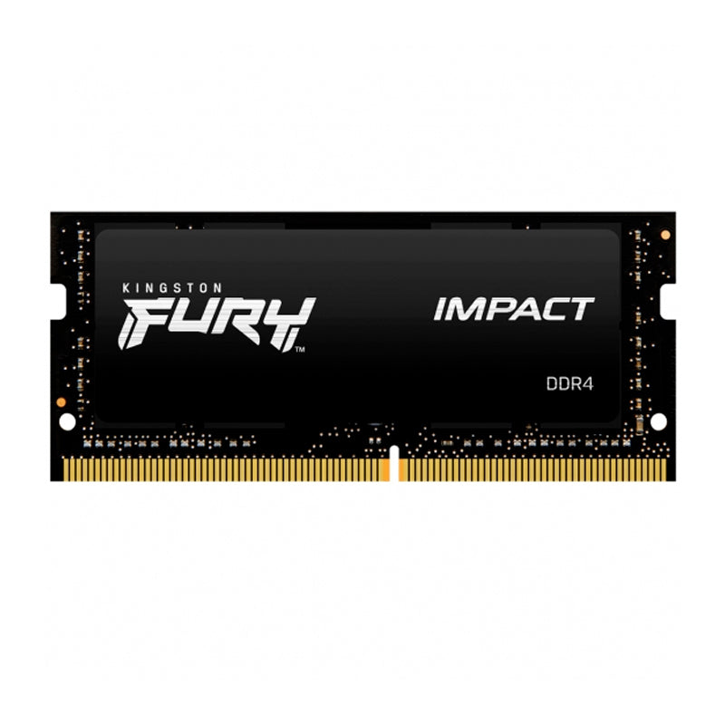 Memoria Sodimm Kingston Fury Impact, 8gb, Ddr4, 3200mt/s, Pc4-25600, Cl20, 1.2v. 