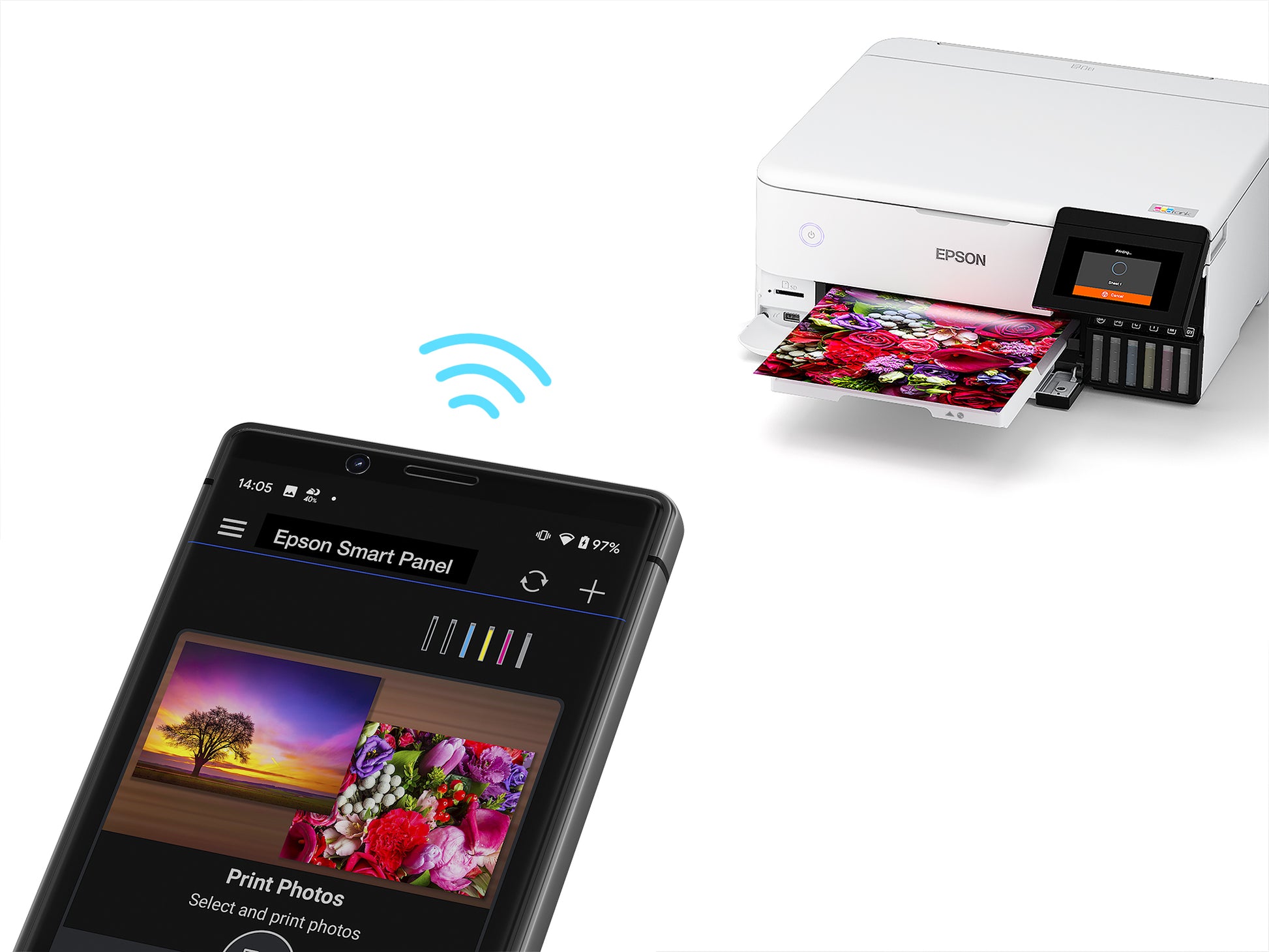 Epson EcoTank L8160 Inyección de tinta A4 5760 x 1440 DPI 32 ppm Wifi