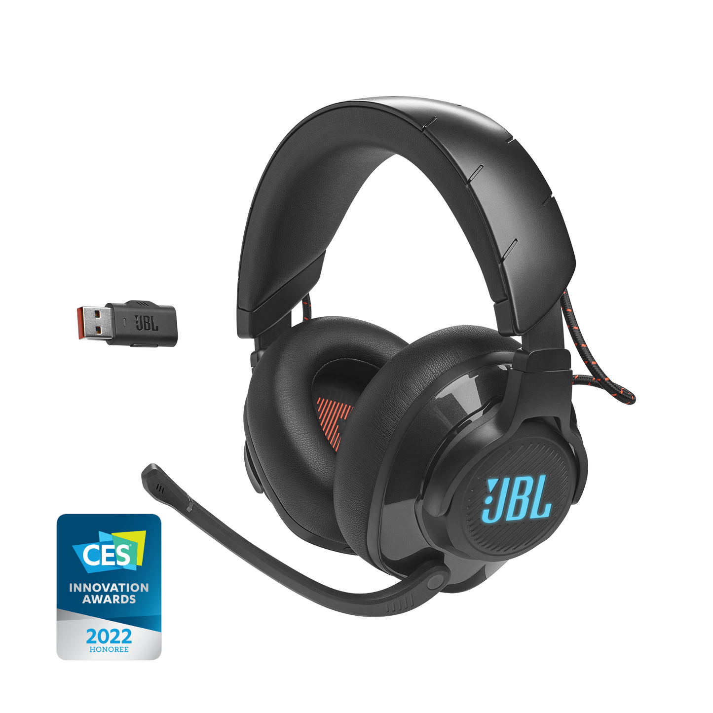 Auriculares Integrales Para Gaming Y Micrófono Jbl Quantum 610 Inalambricos (2.4 Ghz)