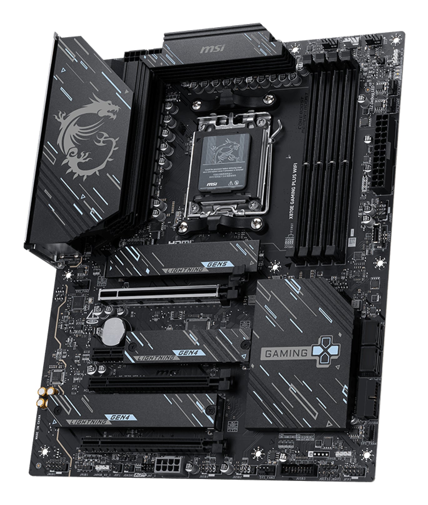 MSI X870E GAMING PLUS WIFI placa base AMD X870E Zócalo AM5 ATX