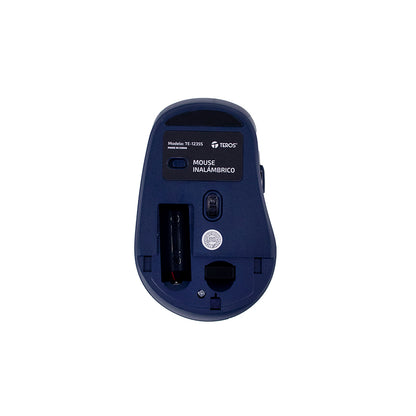 Mouse Inalámbrico Teros Te-1235s, 2.4ghz, 6 Botones, Usb, Color Azul El Mouse Ina