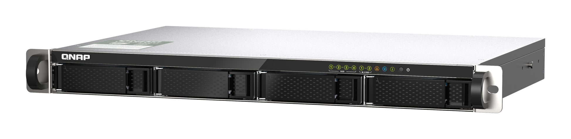 QNAP TS-435XeU NAS Bastidor (1U) Marvell CN9131 4 GB DDR4 0 TB QNAP QTS Negro, Gris