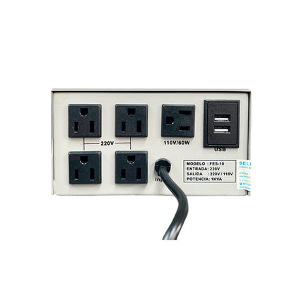 Estabilizador De Voltaje Elise - Fase Fes-10, Estado Sólido, Potencia: 1kva = 1000va[