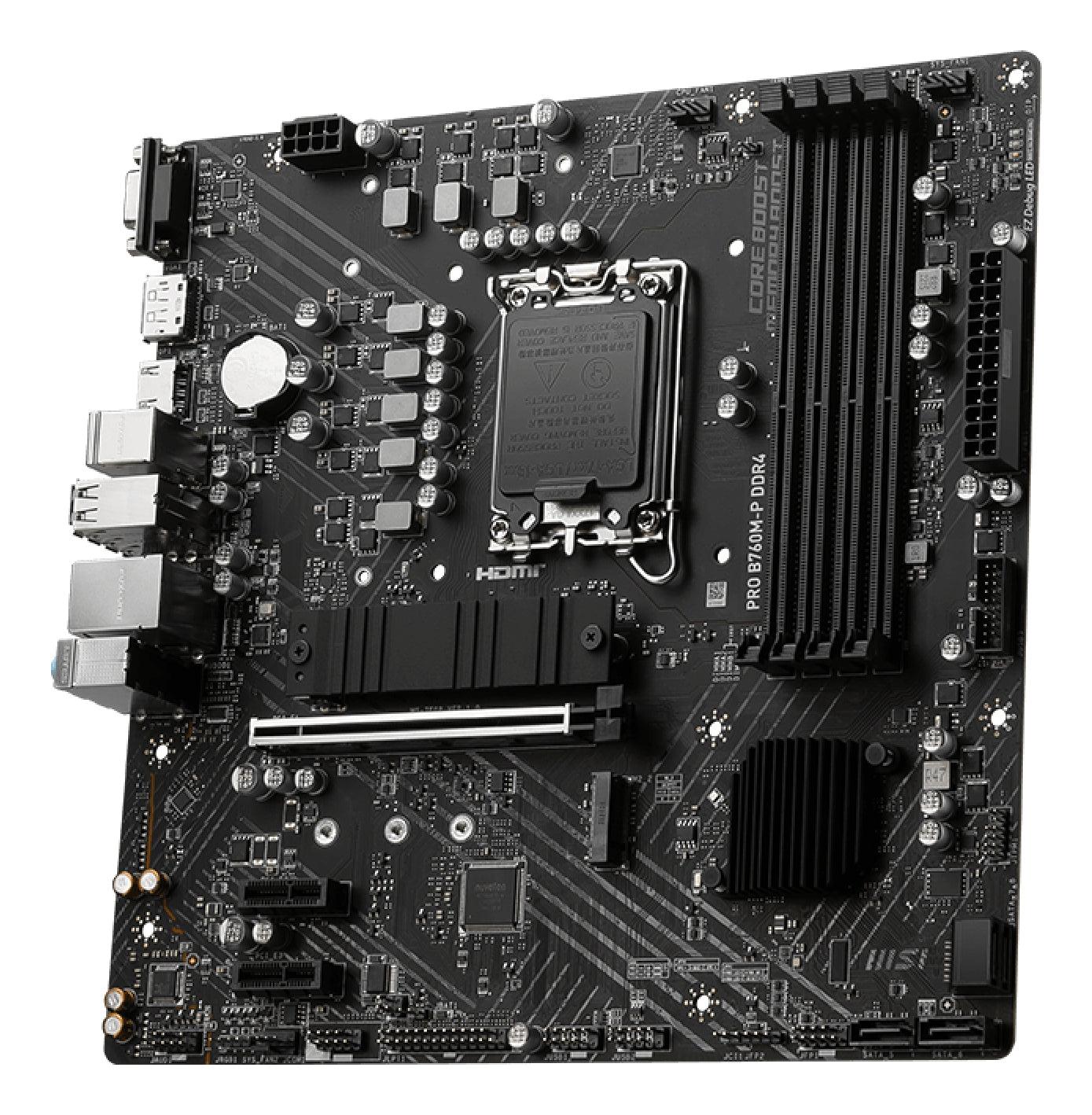 MSI PRO B760M-P DDR4 placa base Intel B760 LGA 1700 micro ATX