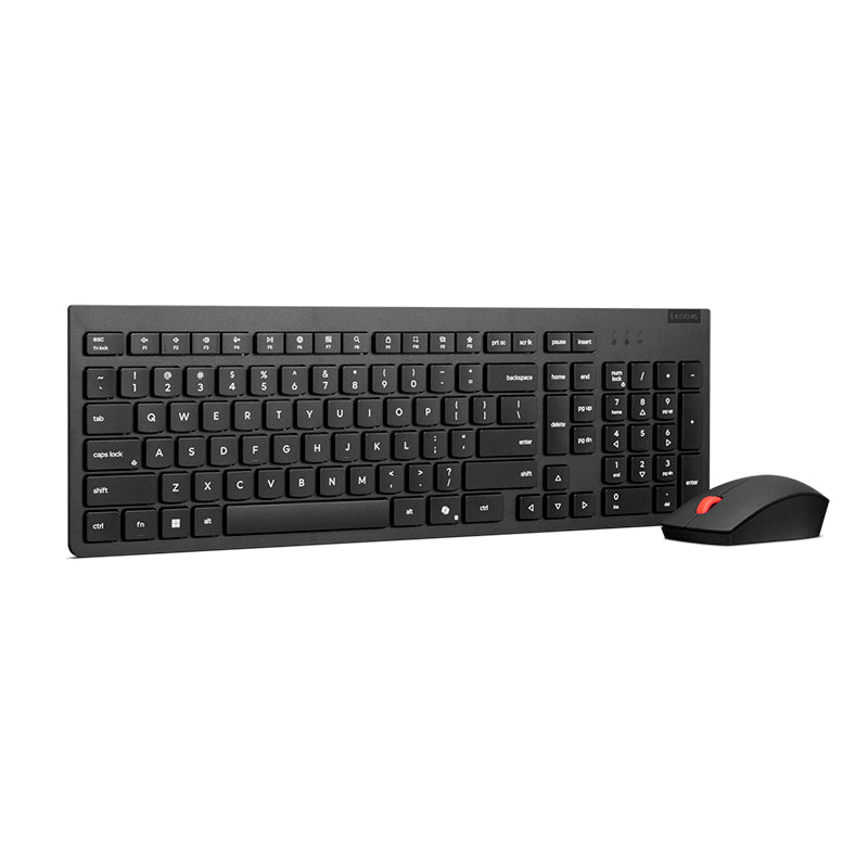 Teclado + Mouse Inalámbricos Lenovo Essential Combo Gen2, Negro, Español (la) 171[@@@