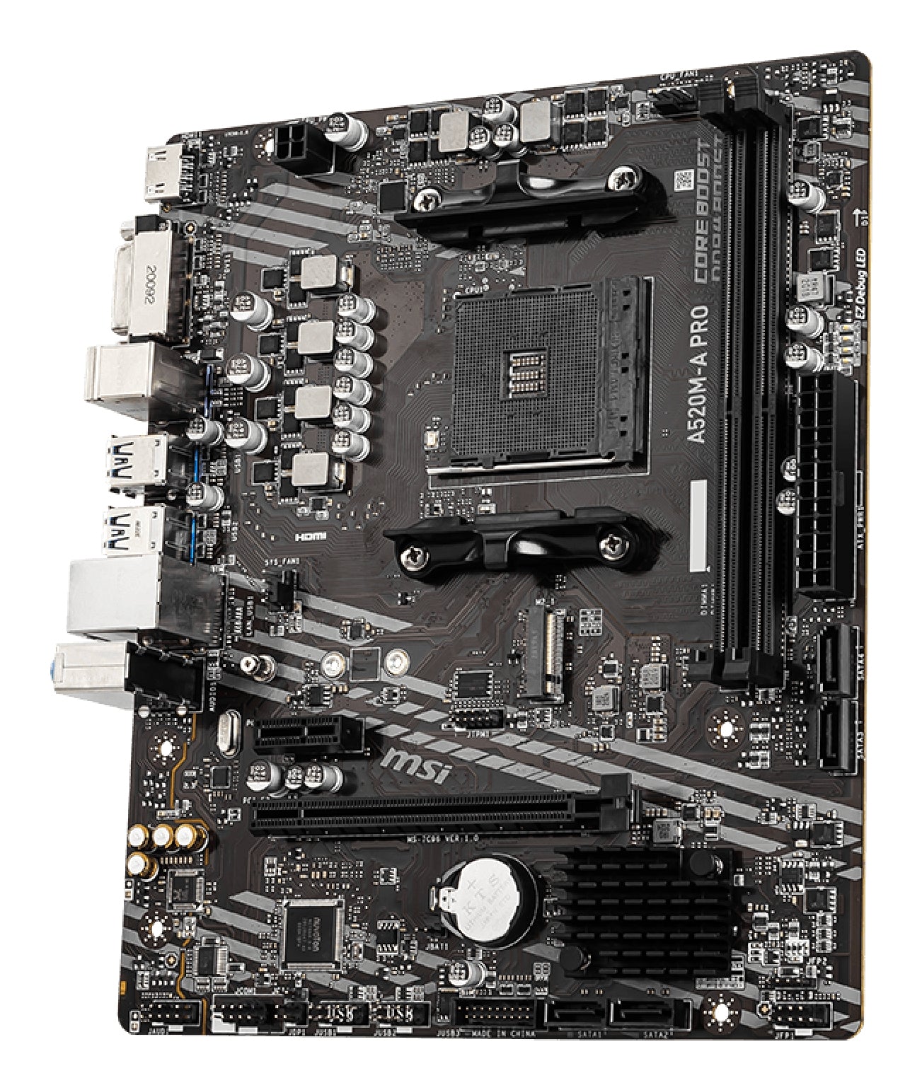 MSI A520M-A PRO placa base AMD A520 Zócalo AM4 micro ATX