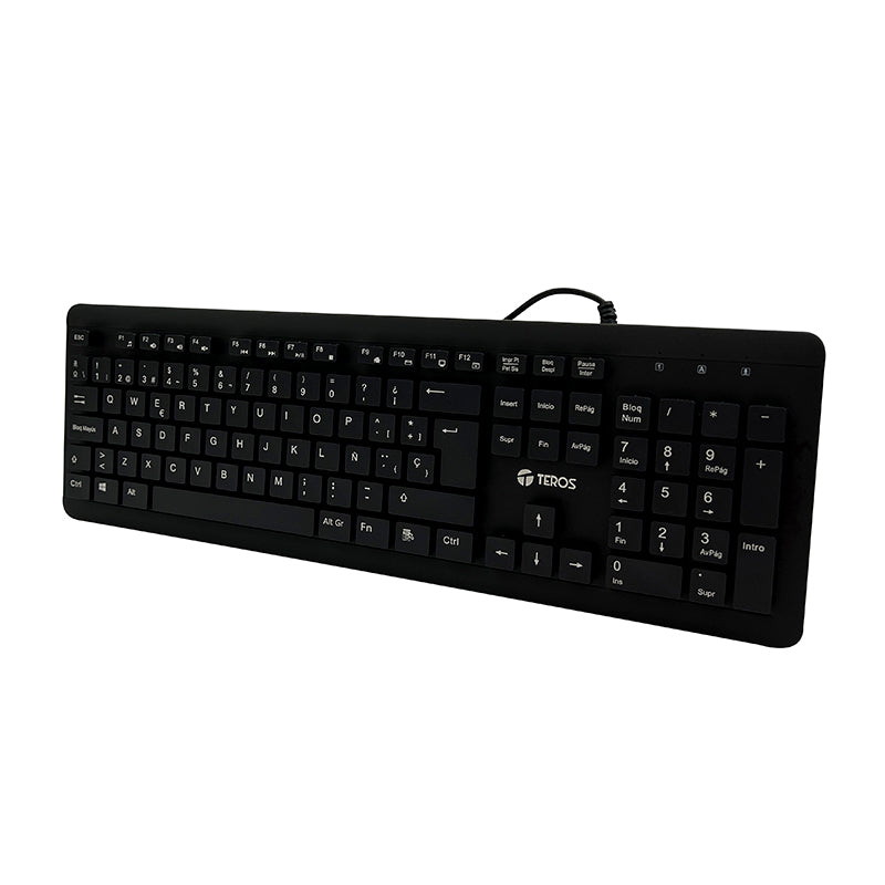 Teclado Lavable Teros Te-4065n, Ipx7, Usb, Negro Descubre El Teclado Teros Te-406