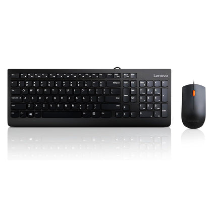 Kit Combo Teclado + Mouse Lenovo 300, Interfaz Usb, Ambidiestro, Diseño Elegante.[@@@