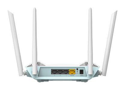 D-Link R15 router inalámbrico Gigabit Ethernet Doble banda (2,4 GHz / 5 GHz) Blanco