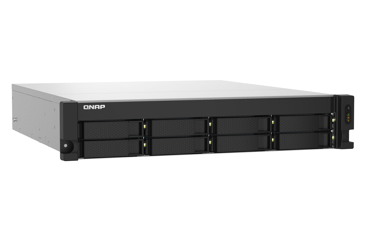 QNAP TS-832PXU-RP NAS Bastidor (2U) Annapurna Labs AL324 4 GB DDR4 0 TB QNAP Turbo System Aluminio, Negro