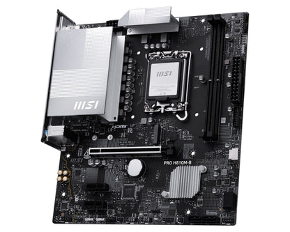 MSI PRO H810M-B placa base Intel H810 LGA 1851 (Socket V1) micro ATX