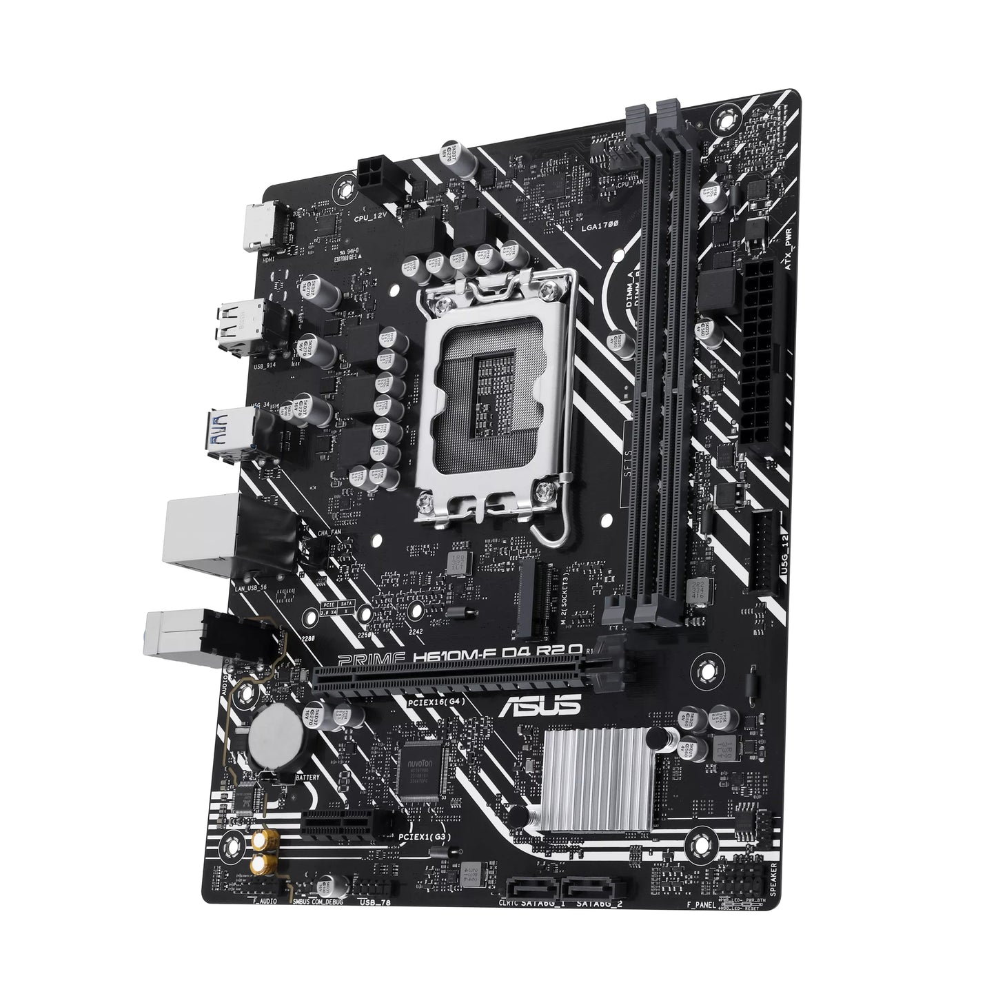 ASUS PRIME H610M-F D4 R2.0 Intel H610 LGA 1700 micro ATX