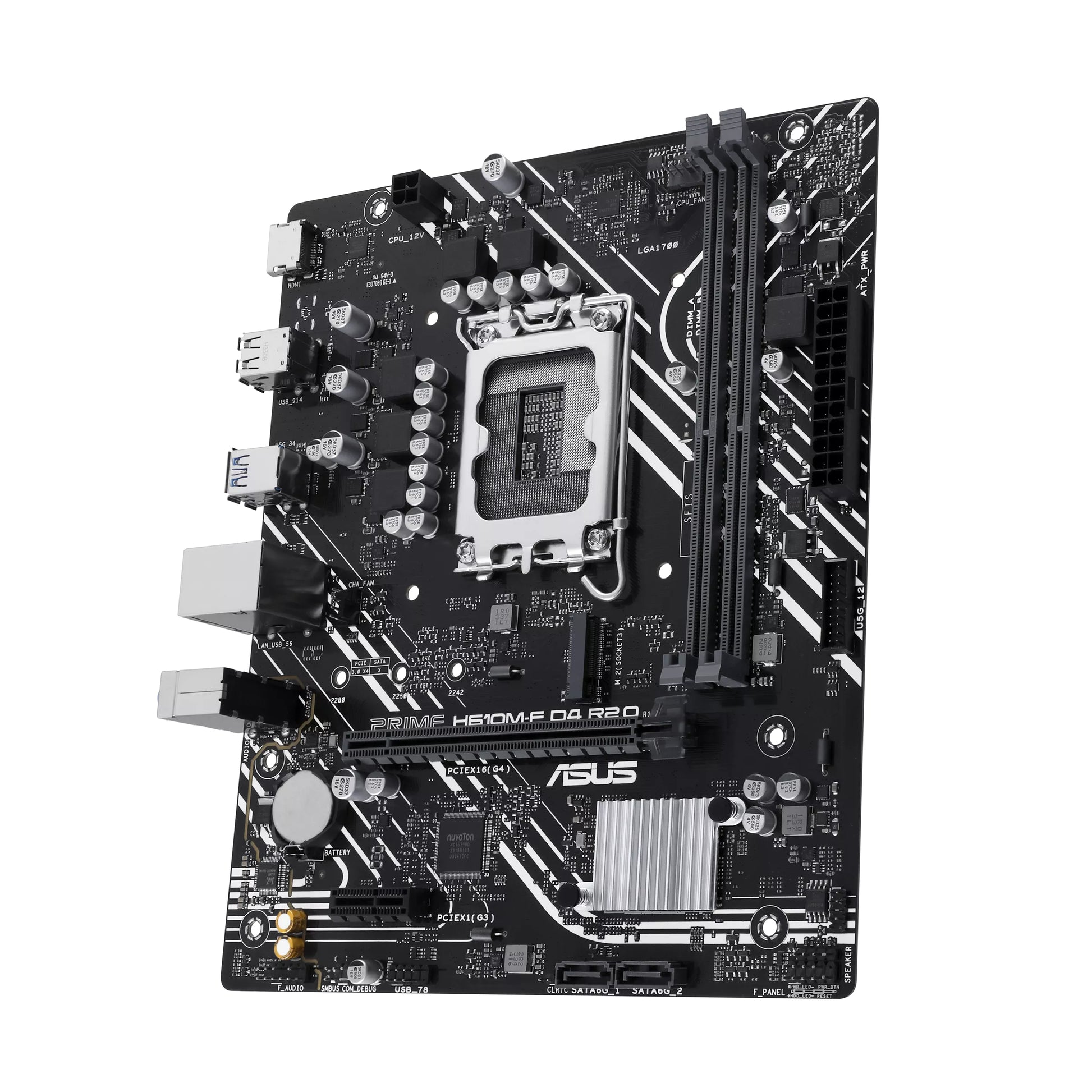ASUS PRIME H610M-F D4 R2.0 Intel H610 LGA 1700 micro ATX