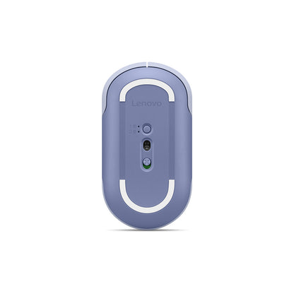 Mouse Lenovo 350 Silencioso, Interfaz Bluetooth, Color Uva Meta , Sin Batería El
