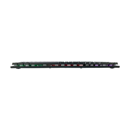 Teclado Gamer Teros Te-4072g, Rgb, Usb, Negro