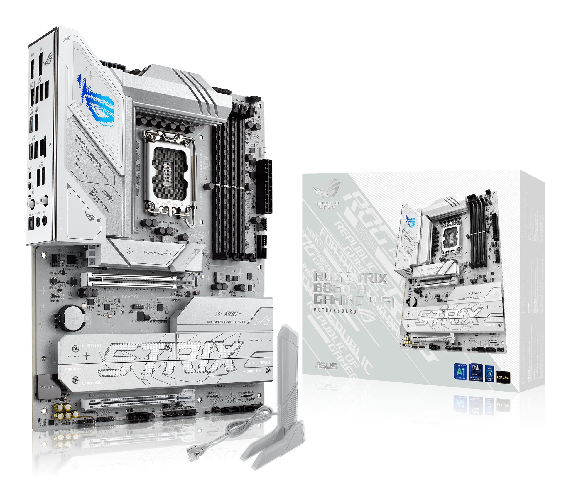 ASUS ROG STRIX B860-A GAMING WIFI Intel B860 LGA 1851 (Socket V1) ATX