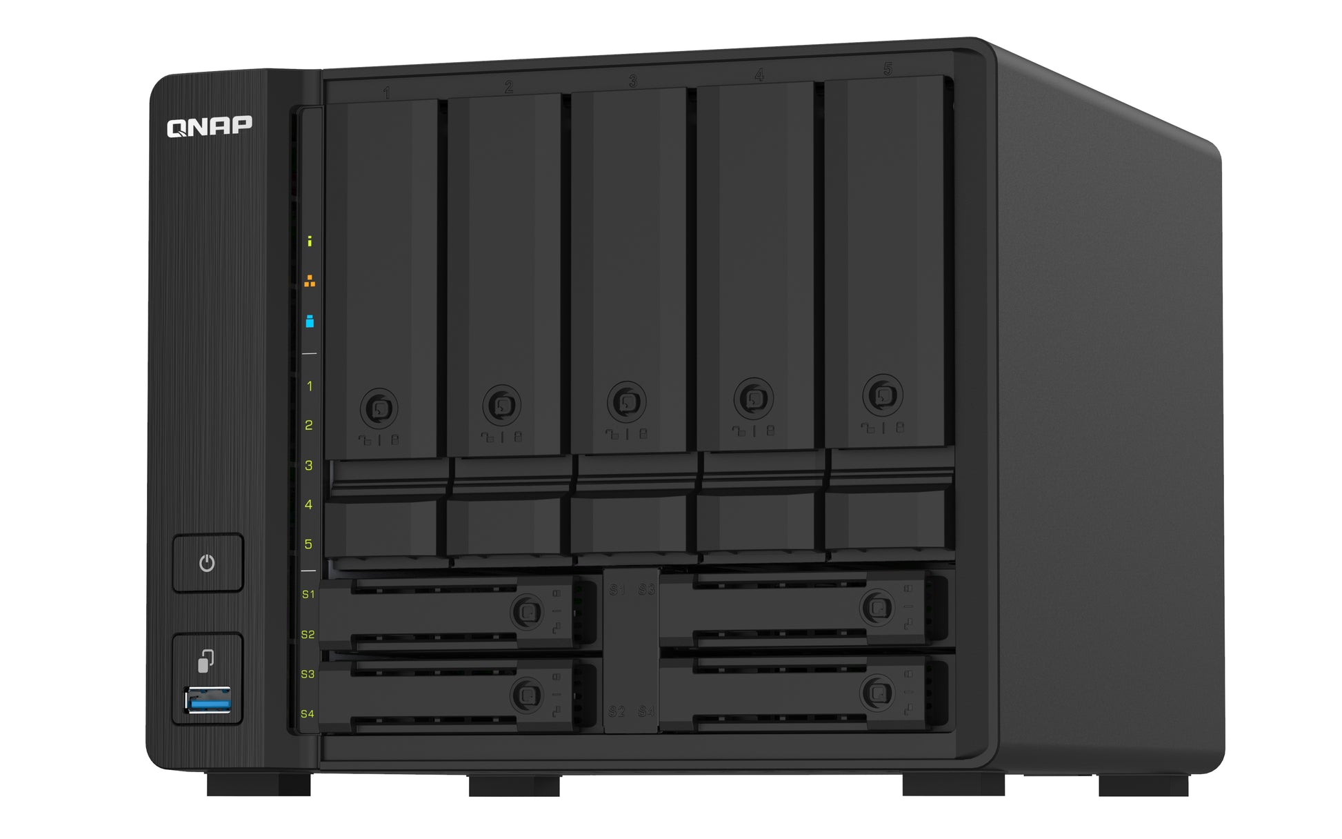 QNAP TS-932PX NAS Torre Annapurna Labs Alpine AL-324 4 GB DDR4 0 TB QNAP Turbo System Negro