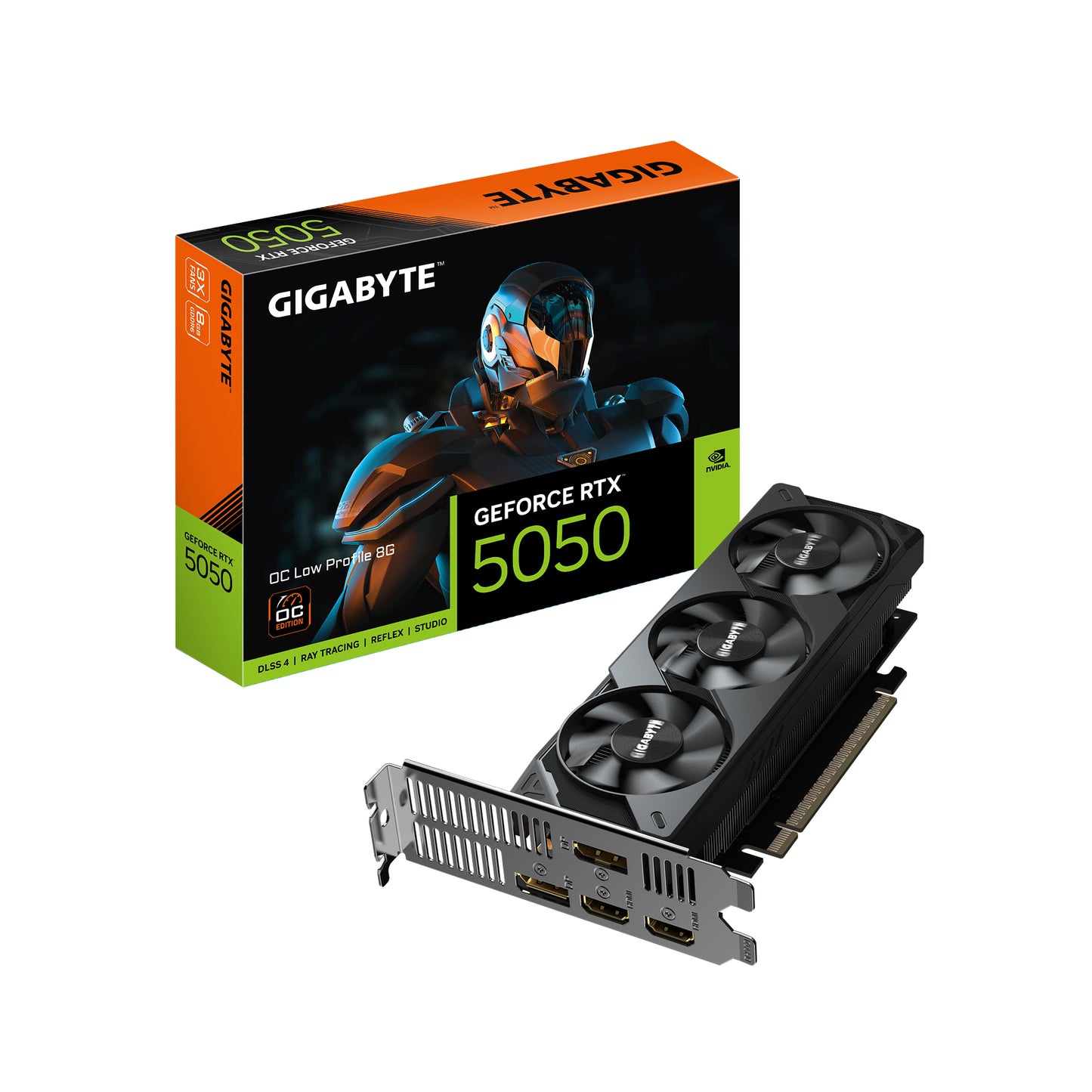 GIGABYTE GeForce RTX 5050 OC Low Profile 8G Tarjeta Gráfica