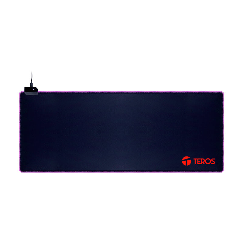 Mousepad Gamer Teros Te-3020g, Diseño Impreso E Iluminación Rgb El Mouse Pad Game