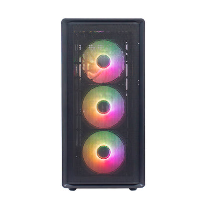 Case Sin Fuente Gamer Teros Te-1323g, Midtower, Atx / Micro-atx / Itx, Usb-a, Audio[@