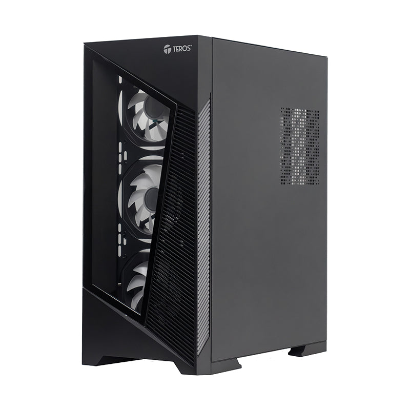 Case Sin Fuente Gamer Teros Te-1330g, Mid Tower, E-atx/atx/micro-atx/it, Usb-a, Audio