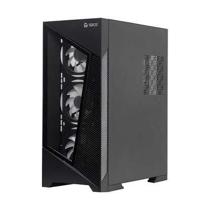 Case Sin Fuente Gamer Teros Te-1330g, Mid Tower, E-atx/atx/micro-atx/it, Usb-a, Audio