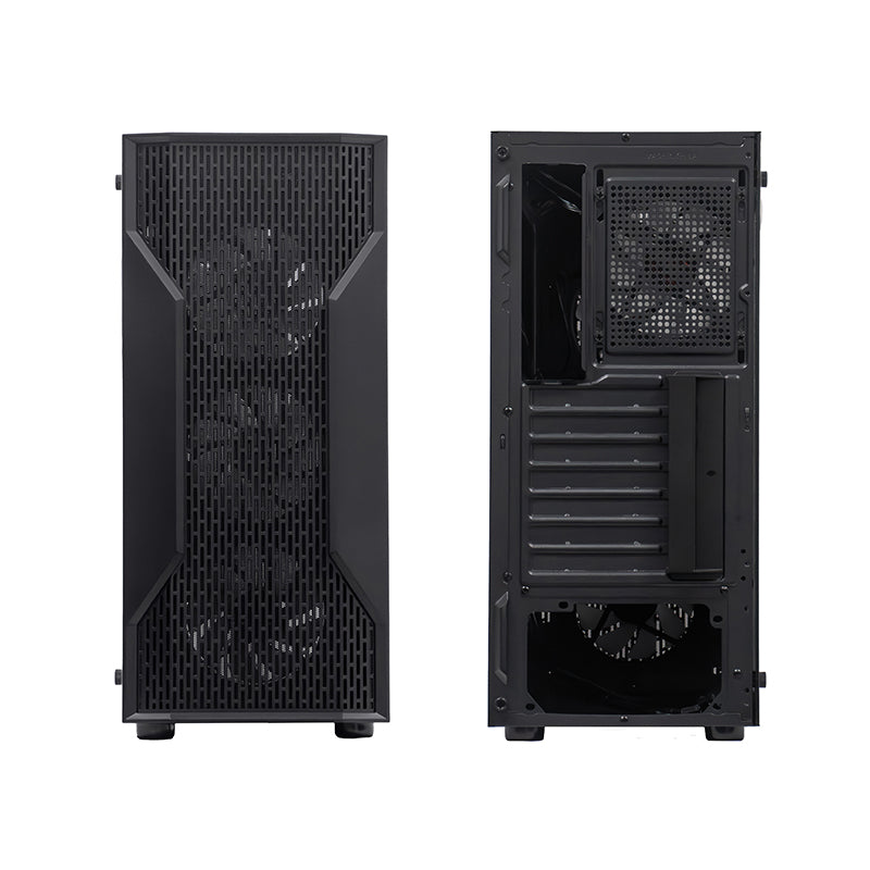 Case Sin Fuente Gamer Teros Te-1332g, Mid Tower, Itx/micro-atx/atx, Usb-a, Audio 