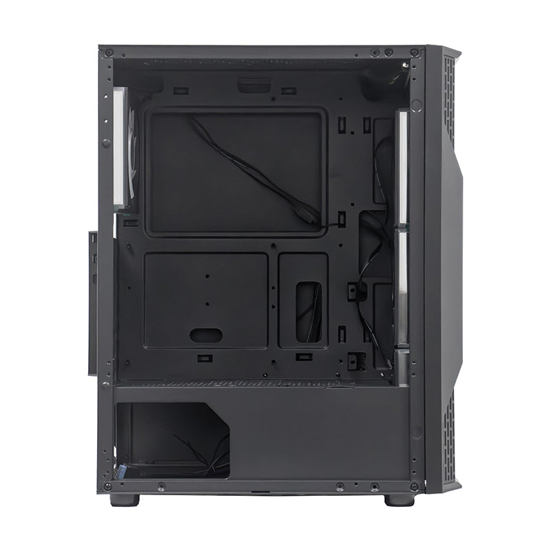 Case Sin Fuente Gamer Teros Te-1332g, Mid Tower, Itx/micro-atx/atx, Usb-a, Audio 