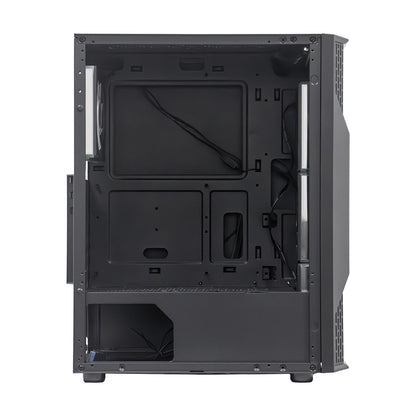 Case Sin Fuente Gamer Teros Te-1332g, Mid Tower, Itx/micro-atx/atx, Usb-a, Audio 