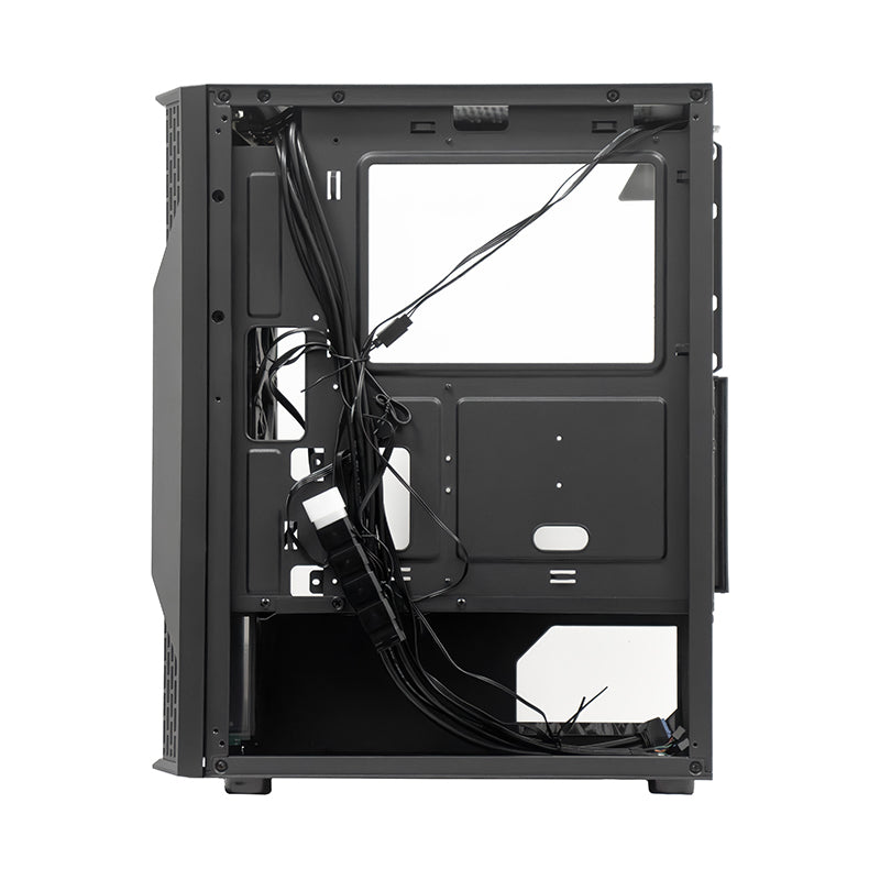Case Sin Fuente Gamer Teros Te-1332g, Mid Tower, Itx/micro-atx/atx, Usb-a, Audio 