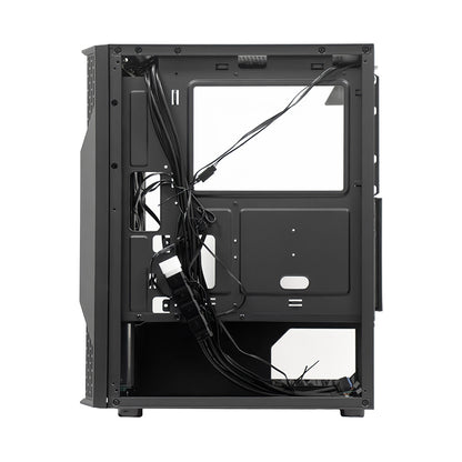 Case Sin Fuente Gamer Teros Te-1332g, Mid Tower, Itx/micro-atx/atx, Usb-a, Audio 