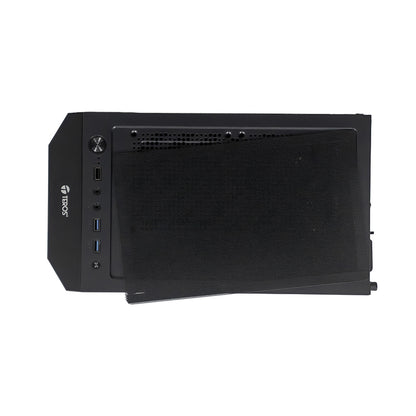 Case Sin Fuente Gamer Teros Te-1332g, Mid Tower, Itx/micro-atx/atx, Usb-a, Audio 