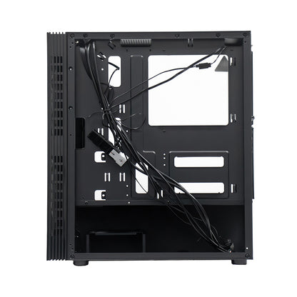 Case Sin Fuente Gamer Teros Te-1333g, Mid Tower, Atx/micro-atx/itx, Usb-a, Audio 