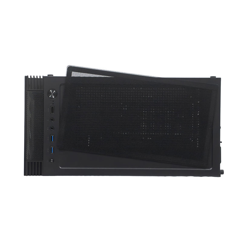 Case Sin Fuente Gamer Teros Te-1333g, Mid Tower, Atx/micro-atx/itx, Usb-a, Audio 