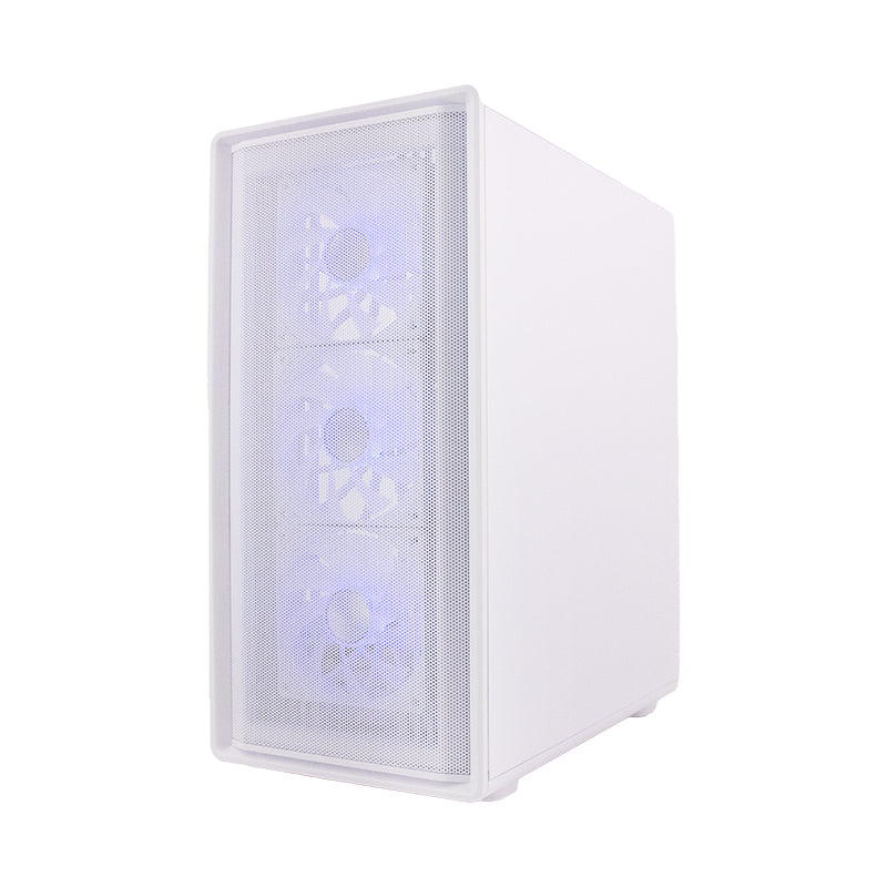 Case Sin Fuente Gamer Teros Te-1329g, Itx, M-atx,atx, 3.5 Y 2.5, Blanco Arma Tu