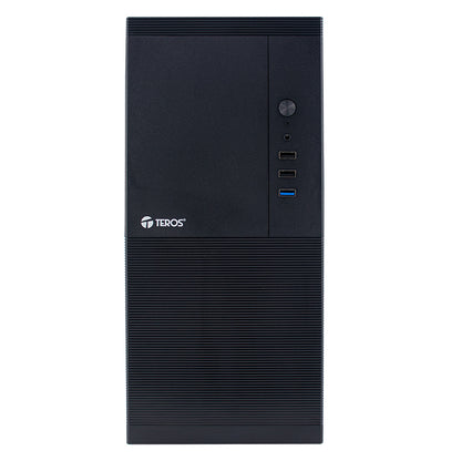 Case Con Fuente Teros Te-1033s, Mini Tower, Micro-atx / Mini-itx, Usb-a, Audio, 250w[