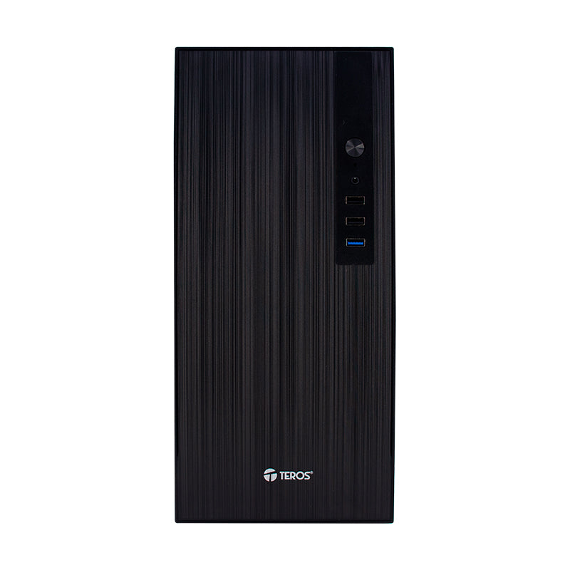 Case Con Fuente Teros Te-1034s, Mini Tower, Micro-atx / Mini-itx, Usb-a, Audio, 250w[