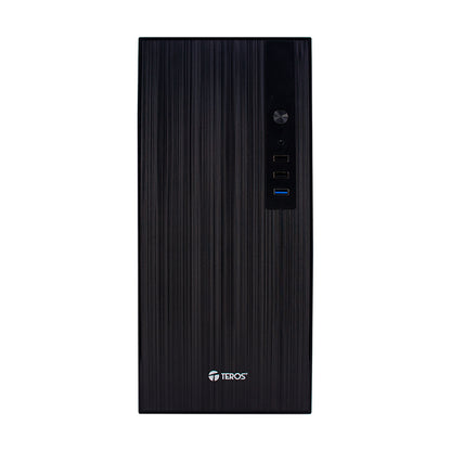 Case Con Fuente Teros Te-1034s, Mini Tower, Micro-atx / Mini-itx, Usb-a, Audio, 250w[