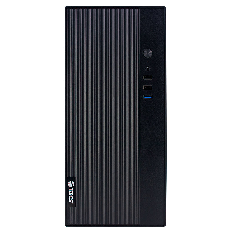 Case Con Fuente Teros Te-1035s, Mini Tower, Micro-atx / Mini-itx, Usb-a, Audio, 250w[