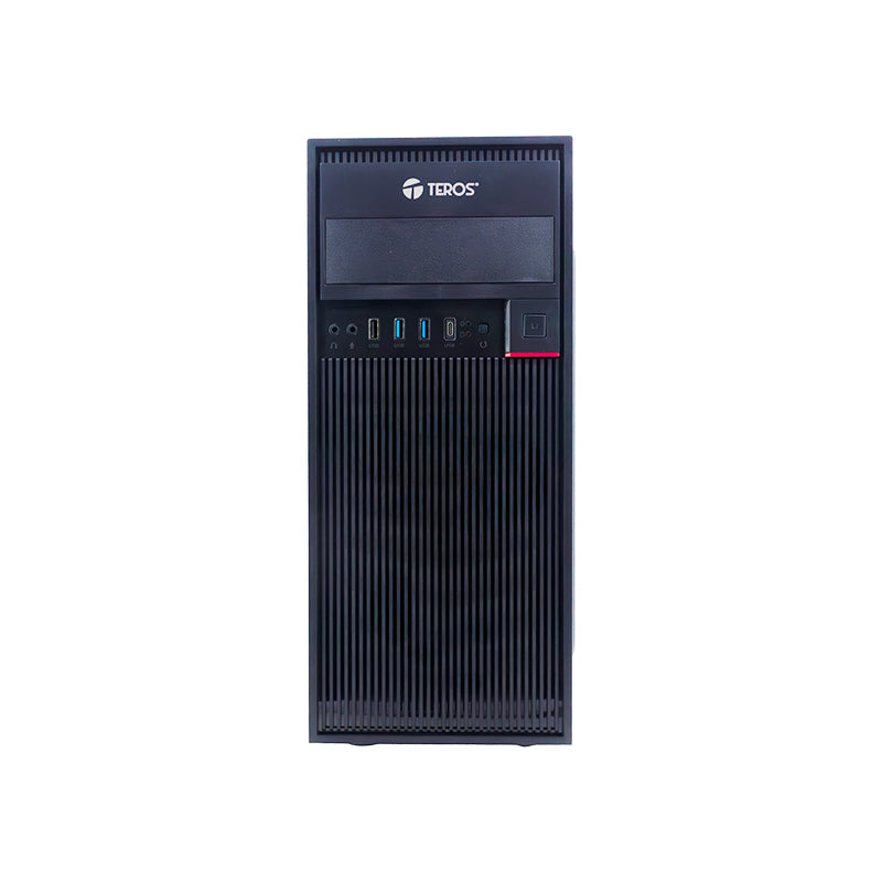 Case Gamer Teros Te-1319g, Mid Tower, 450w, Usb 3.0 / 2.0, Audio, Negro El Case G