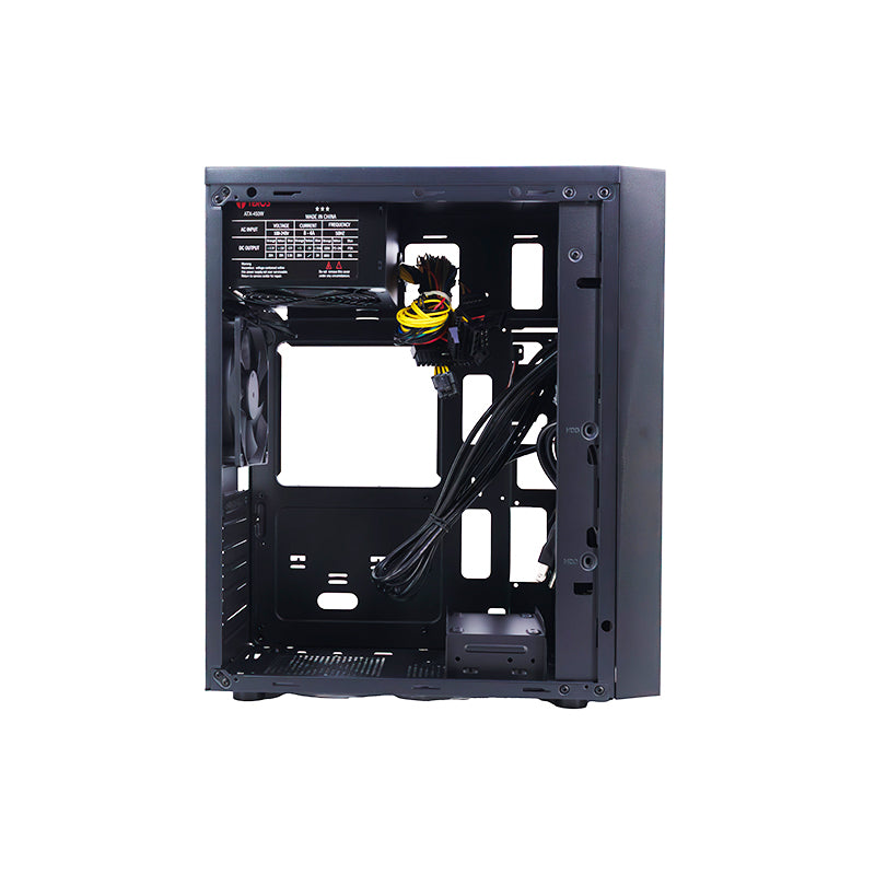 Case Gamer Teros Te-1319g, Mid Tower, 450w, Usb 3.0 / 2.0, Audio, Negro El Case G