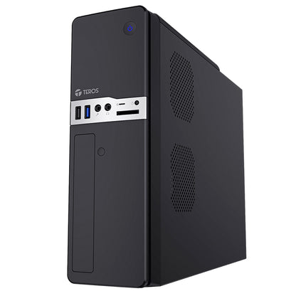 Case Con Fuente Teros Te-1032s, Slim, 250w, Micro-atx / Mini-itx, Usb-a, Audio Ah
