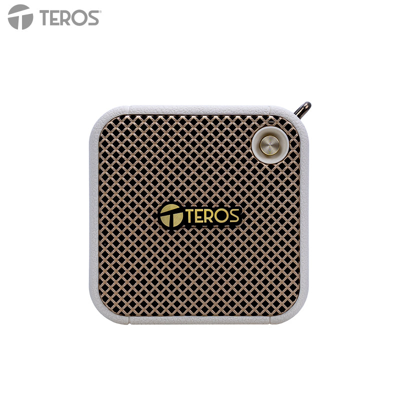 Parlante Inalámbrico Teros Legacy 6051, 8w, Bt 5.3, 1500 Mah, Usb, Tf, Aux, Beige[@@@