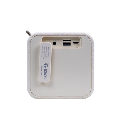 Parlante Inalámbrico Teros Legacy 6051, 8w, Bt 5.3, 1500 Mah, Usb, Tf, Aux, Beige[@@@