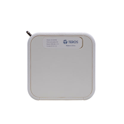 Parlante Inalámbrico Teros Legacy 6051, 8w, Bt 5.3, 1500 Mah, Usb, Tf, Aux, Beige[@@@