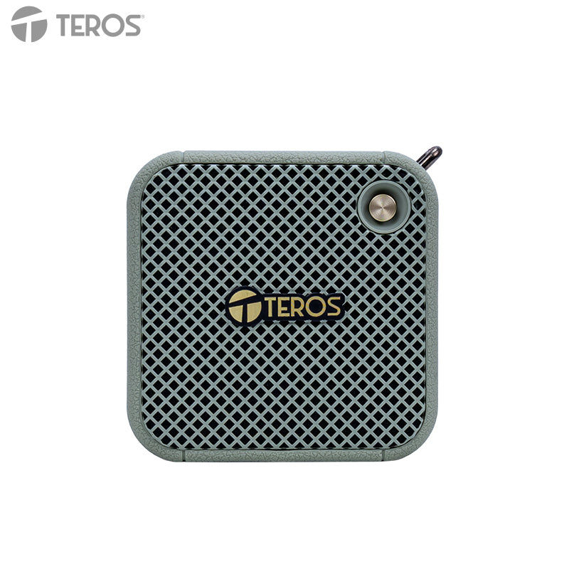 Parlante Inalámbrico Teros Legacy 6051, 8w, Bt 5.3, 1500 Mah, Usb, Tf, Aux, Verde[@@@