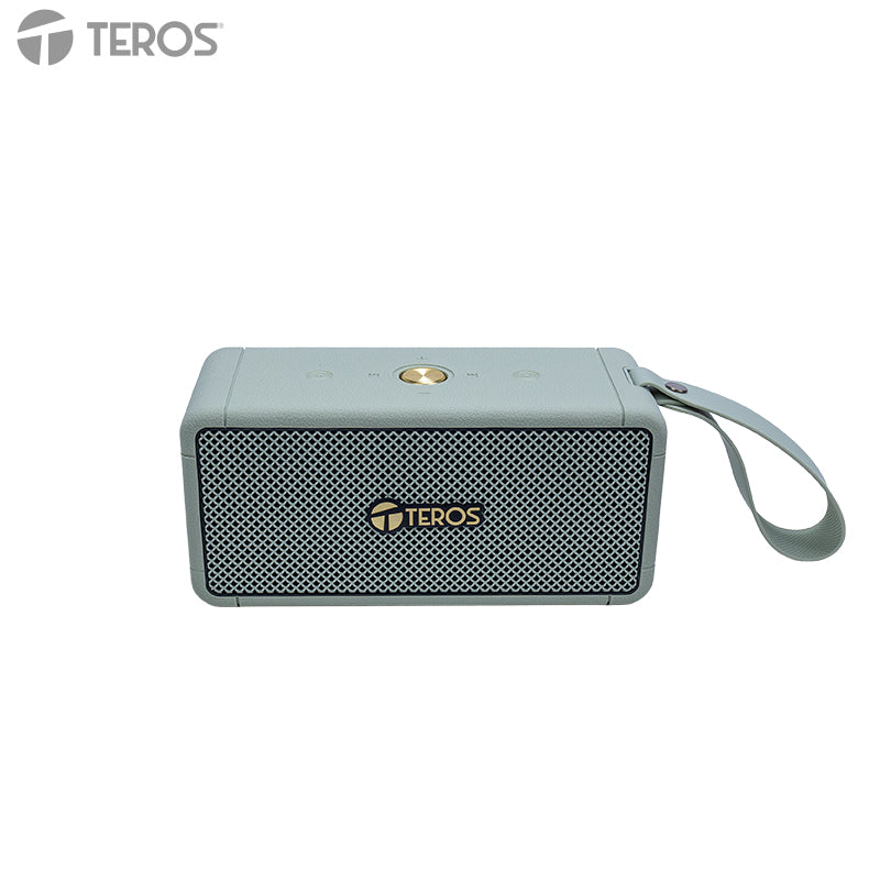 Parlante Inalámbrico Teros Legacy 6052, 40w, Bt 5.3, 4000 Mah, Usb, Tf, Aux, Verde[@@