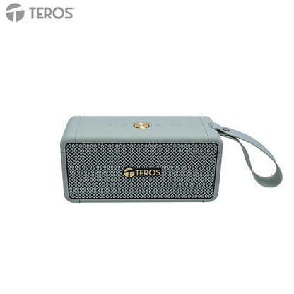 Parlante Inalámbrico Teros Legacy 6052, 40w, Bt 5.3, 4000 Mah, Usb, Tf, Aux, Verde[@@