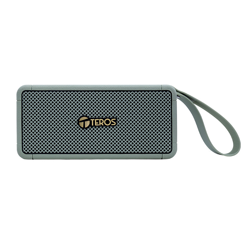 Parlante Inalámbrico Teros Legacy 6052, 40w, Bt 5.3, 4000 Mah, Usb, Tf, Aux, Verde[@@